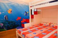 the children's bed room wall